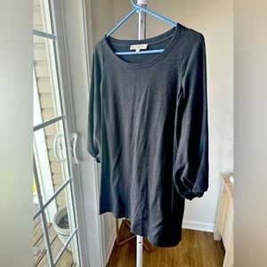 LOFT, size xs, charcoal color dress